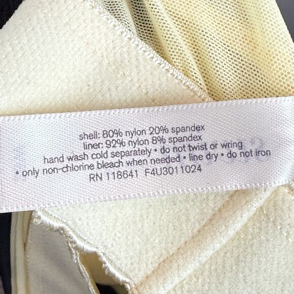 Swim By Cacique Ruffled Tankini Swimsuit Top Women Plus 26 Shelf Bra Beach NWT - Picture 6 of 6